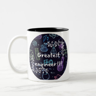 Bicolor taza del mejor ingeniero