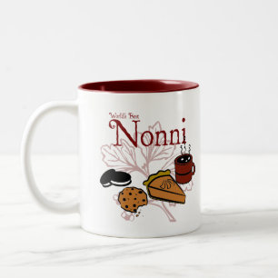 Bicolor Taza del Mejor Nonni del Mundo