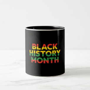 Bicolor Taza del Mes de la Historia Negra