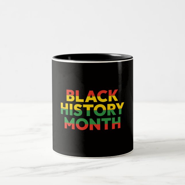 Bicolor Taza del Mes de la Historia Negra (Centro)