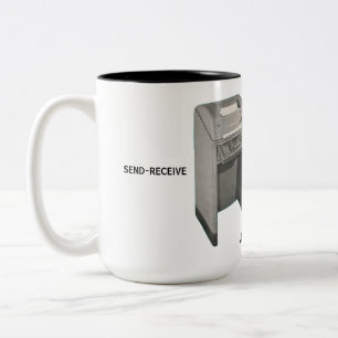 Bicolor Taza del modelo 28 del teletipo