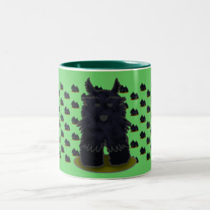 Bicolor Taza del modelo del escocés