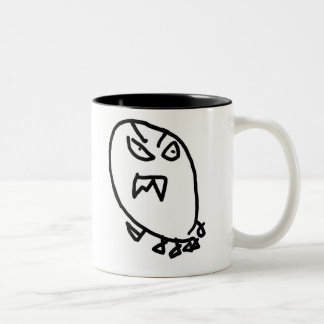 Bicolor Taza del monstruo