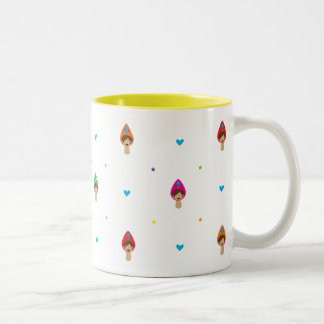 Bicolor taza del mooshee