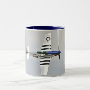 Bicolor Taza del mustango P-51