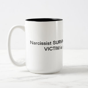 Bicolor Taza del Narcissist