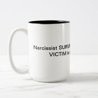 Bicolor Taza del Narcissist