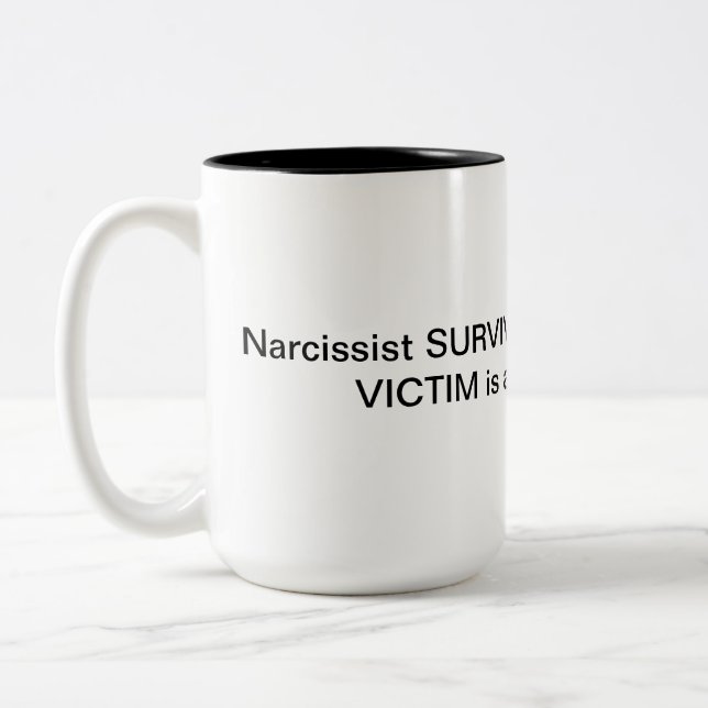 Bicolor Taza del Narcissist (Izquierda)