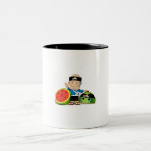Bicolor Taza del ninja de la fruta