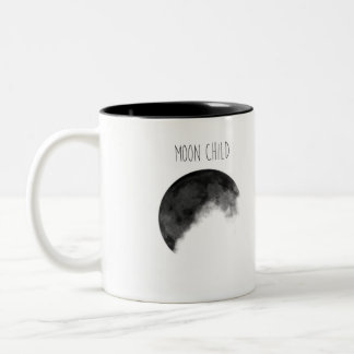 Bicolor Taza del niño de luna