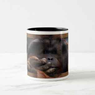 Bicolor Taza del orangután
