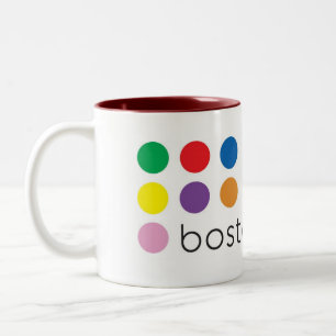 Bicolor Taza del orgullo 2 de Boston