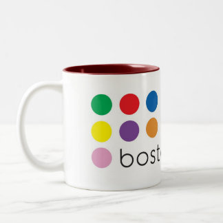 Bicolor Taza del orgullo 2 de Boston
