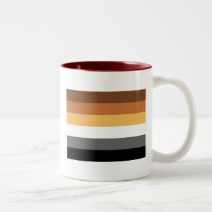 Bicolor Taza del orgullo del oso