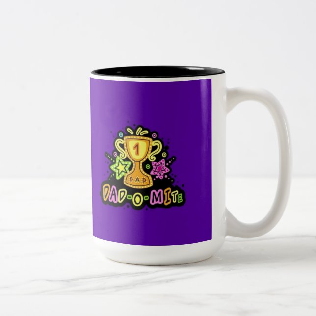 Bicolor Taza del Papá-O-Ácaro (Derecha)