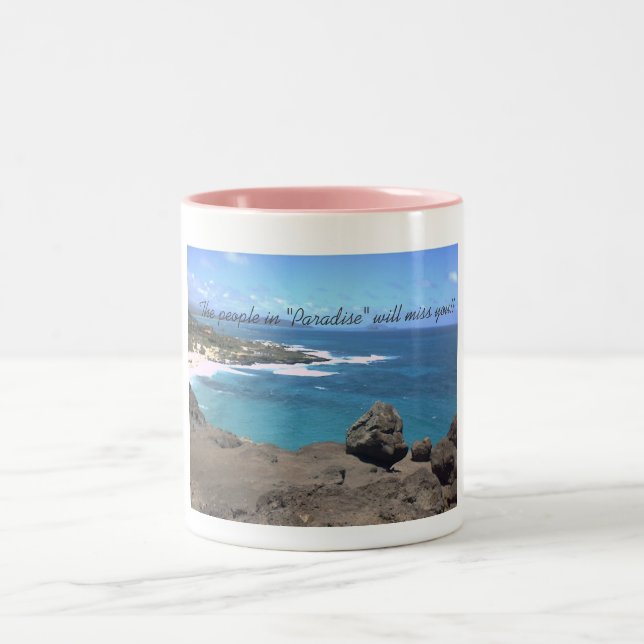 Bicolor Taza del paraíso (Centro)