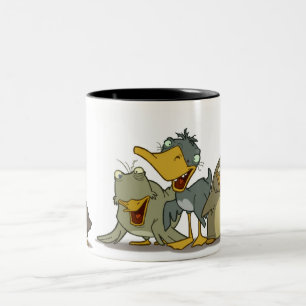 Bicolor Taza del patito feo