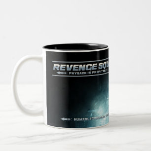 Bicolor Taza del pelotón de la venganza