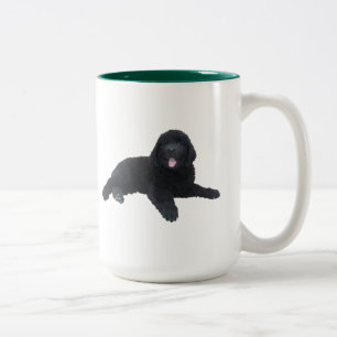 Bicolor Taza del perrito de Terranova