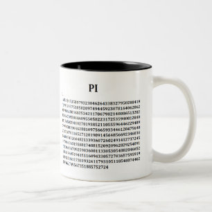 Bicolor Taza del "pi"
