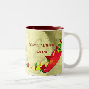 Bicolor Taza del pimiento picante
