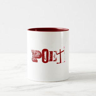 Bicolor Taza del poeta