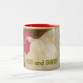 Bicolor Taza del pollo