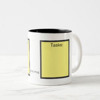 Bicolor Taza del poste: Taza de café reutilizable para el