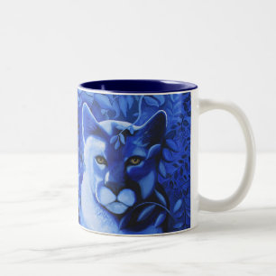 Bicolor Taza del puma