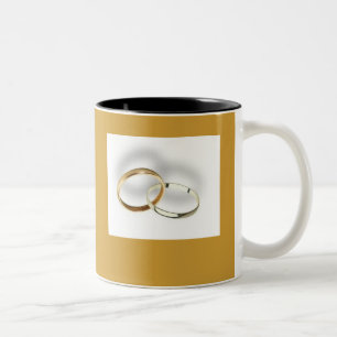 Bicolor Taza del recién casado