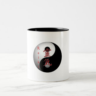 Bicolor taza del reiki