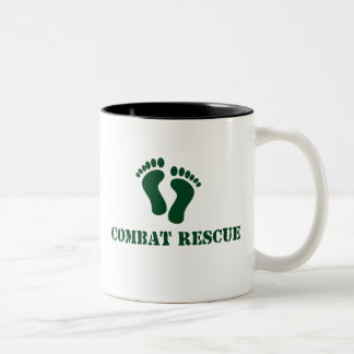 Bicolor Taza del rescate del combate