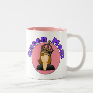 Bicolor Taza del rosa de la mamá de la reina