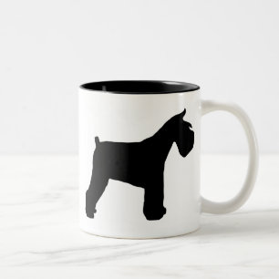 Bicolor Taza del Schnauzer