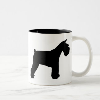 Bicolor Taza del Schnauzer