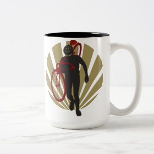 Bicolor Taza del soldado de Cyclocross