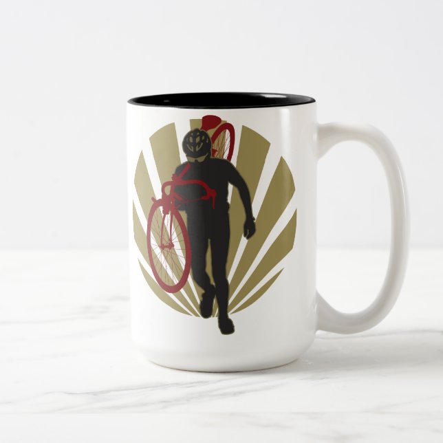 Bicolor Taza del soldado de Cyclocross (Derecha)