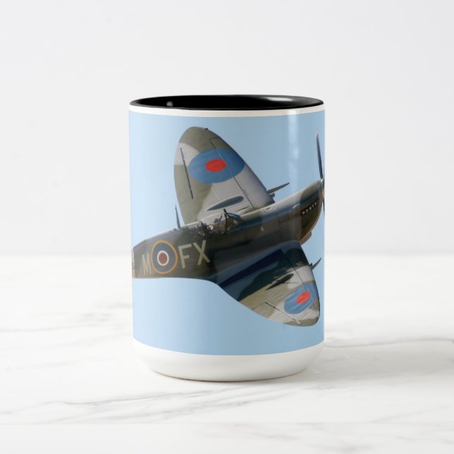 Bicolor Taza del Spitfire (Centro)
