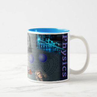 Bicolor Taza del tema de la física