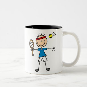 Bicolor Taza del tenis del deporte