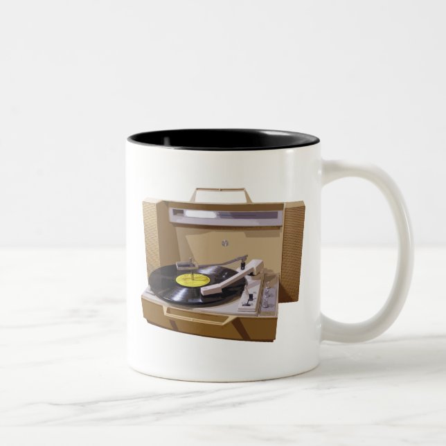Bicolor Taza del tocadiscos (Derecha)