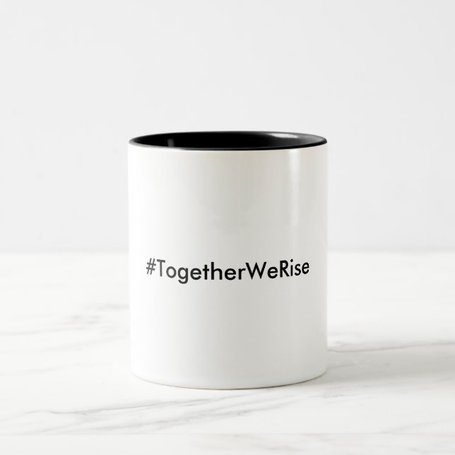 Bicolor Taza del #TogetherWeRise (Centro)