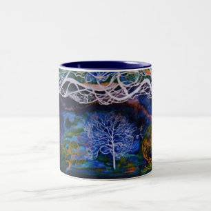 BICOLOR TAZA DEL TONO DEL LA SYLPHIDE DOS