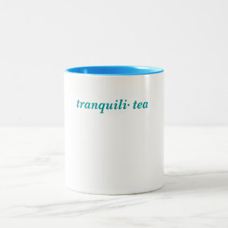 Bicolor taza del Tranquli-té