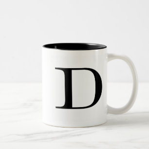 Bicolor Taza del trazo de pie D