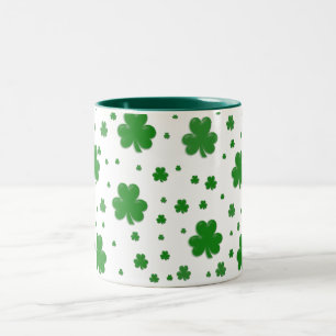 Bicolor Taza del trébol