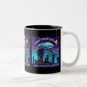 BICOLOR TAZA DEL UFO TRUTHSEEKER