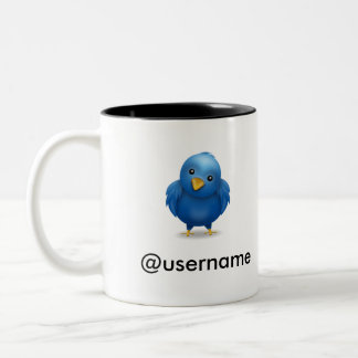 Bicolor Taza del username del #FAIL del gorjeo