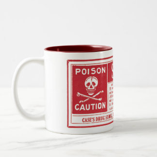 Bicolor Taza del veneno del Strychnine