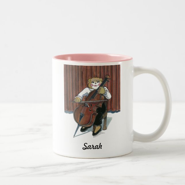 Bicolor Taza del violoncelo (Derecha)